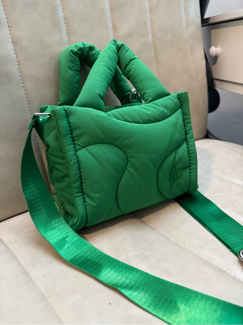 NW Thirty Years “The mini drift tote” green “Kelly”
